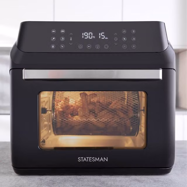 Statesman 13-in-1 Digital Air Fryer Oven with 15 Litre Capacity, Black – 1