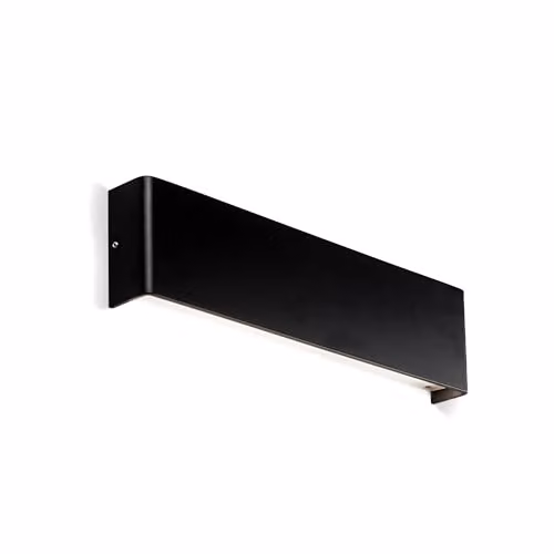 Netlighting Nash Integrated LED Up & Down Wall Light, Black, 16W, 3000K Warm White