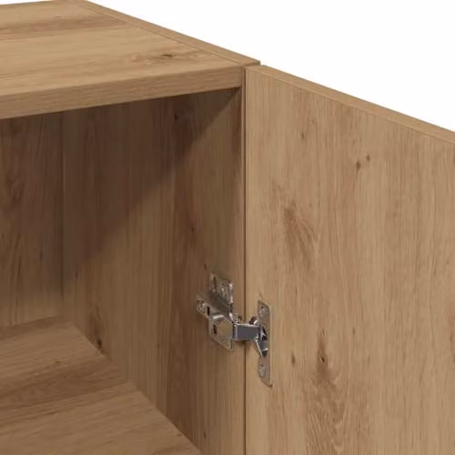 vidaXL Wall Mounted Cabinet in Artisan Oak, Brown, W/D/H: 34.5 x 34 x 90 cm – 4
