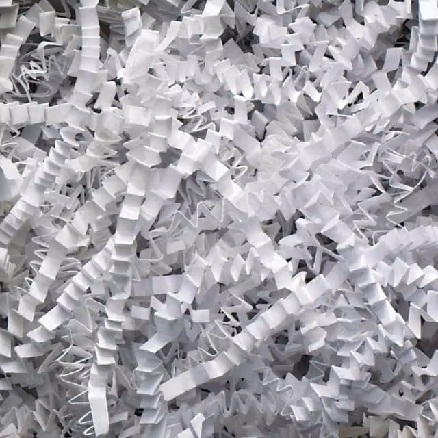 Sizzle Pak White Shredded Paper Cushioning Packaging Material