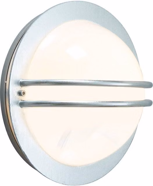 Netlighting Bremen Grey Outdoor Wall Light, IP54 Rated, E27, Galvanised Steel and Aluminium – 1