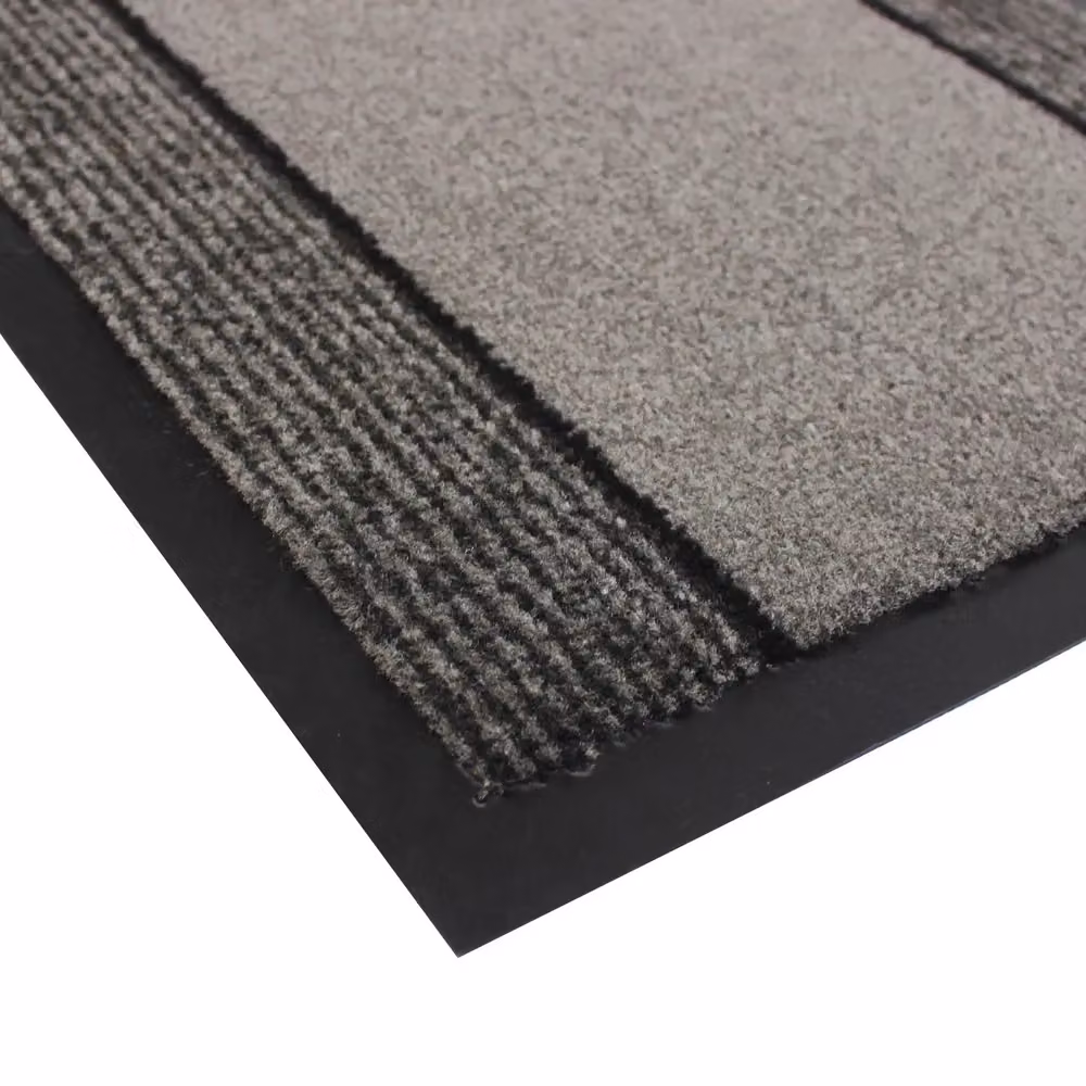JVL Miracle Machine Washable Non-Slip Barrier Doormat, Grey, W: 60 cm, D: 90 cm – 2