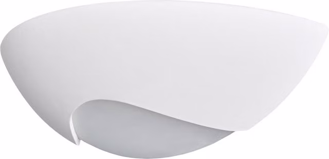 Litecraft Modern Ceramic Wall Uplighter in White