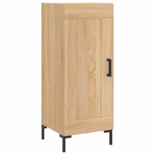 vidaXL Modern Sideboard in Brown Sonoma Oak, W/D/H: 34.5 x 34.0 x 90.0 cm – 1