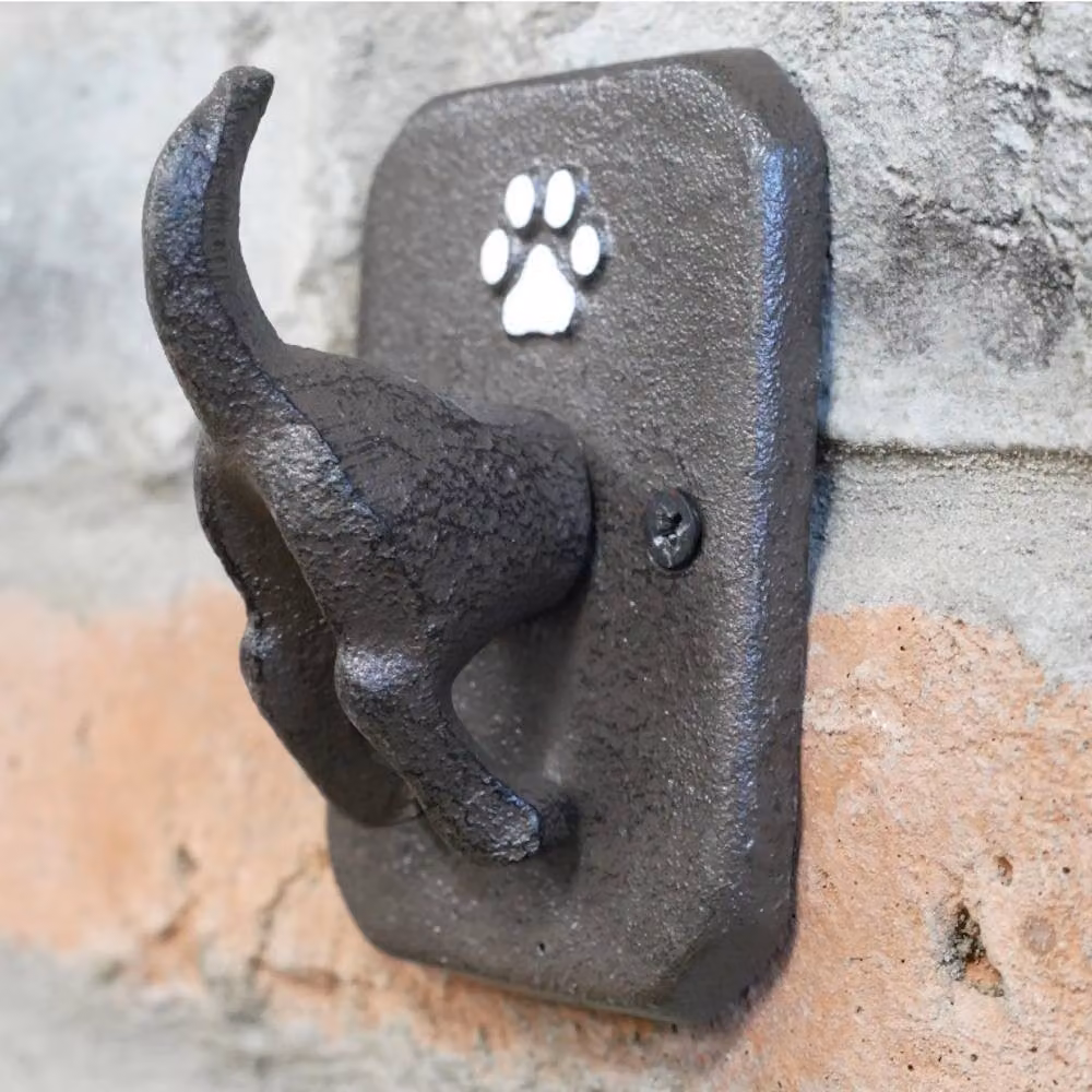 Gifts Direct 2 U Metal Dog Tail Wall Mounted Coat Hook in Black or Brown – 3
