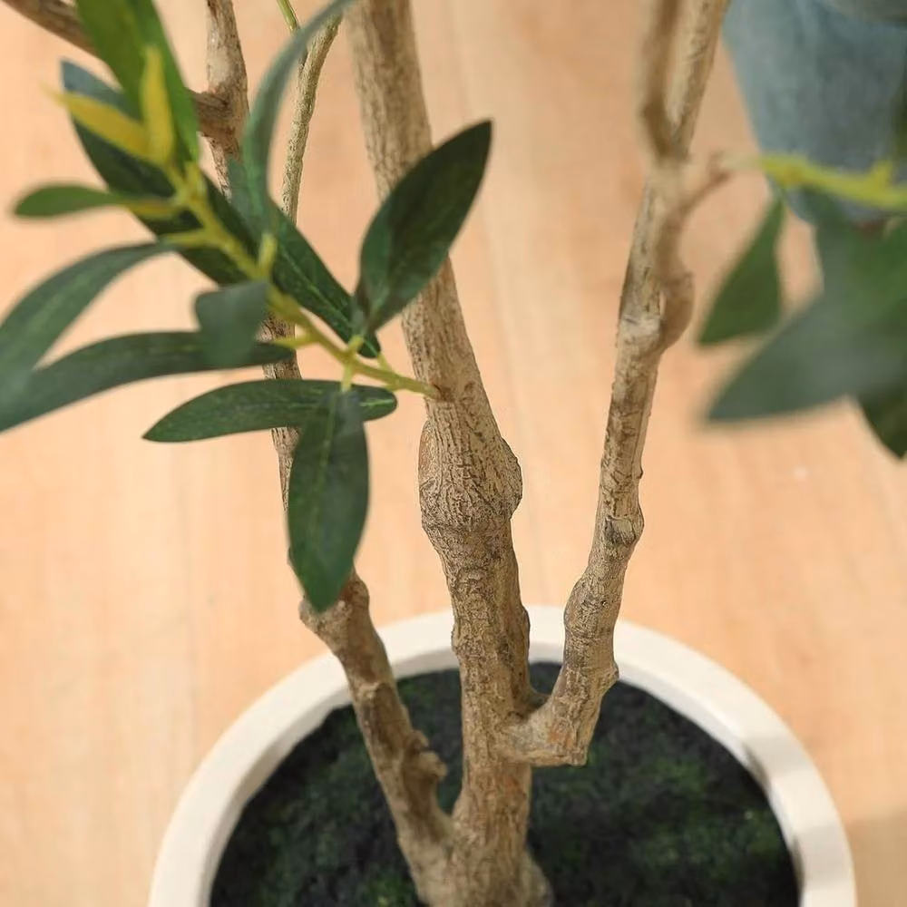 VOGREX Artificial Green Olive Tree, 150 cm Height – 4