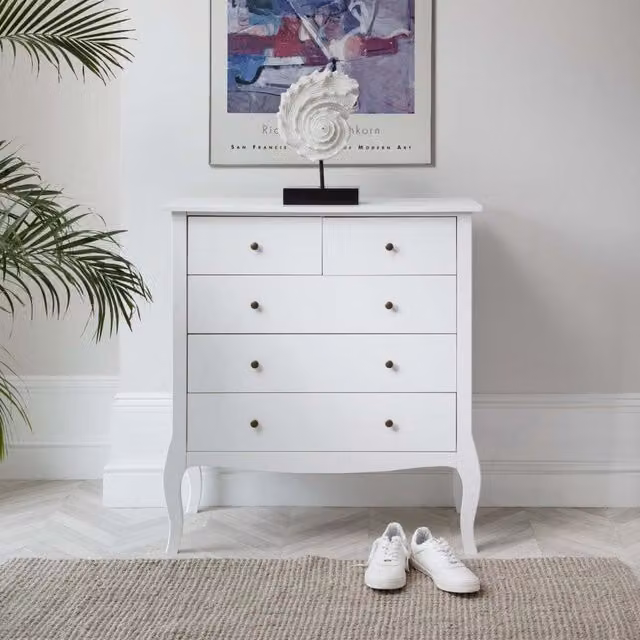 Noa and Nani Modern White Chest of Drawers