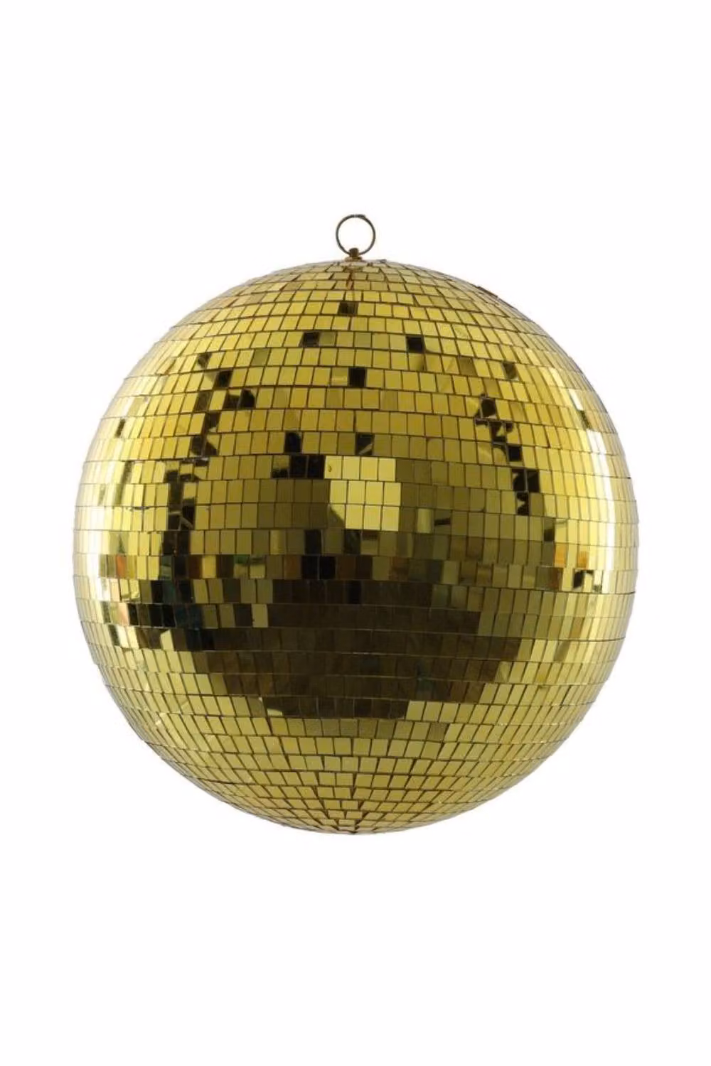 KDMD Gold Disco Ball Glass Christmas Bauble, Diameter: 40 cm – 2