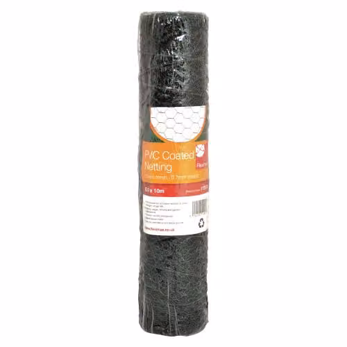 Fleximas Green PVC Coated Chicken Wire Mesh Netting with 2.5cm Mesh Size – 2