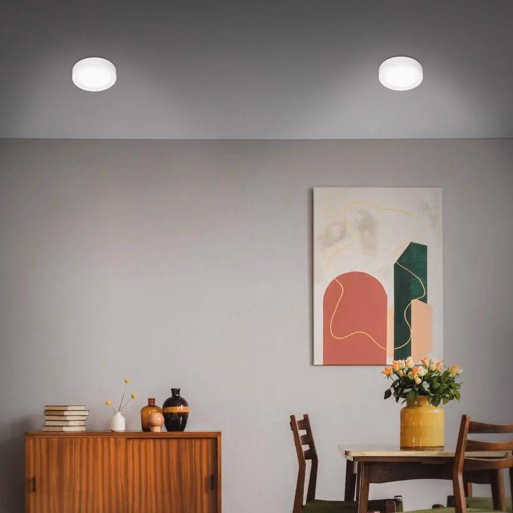 Briloner White 11W Round LED Surface Light – 3