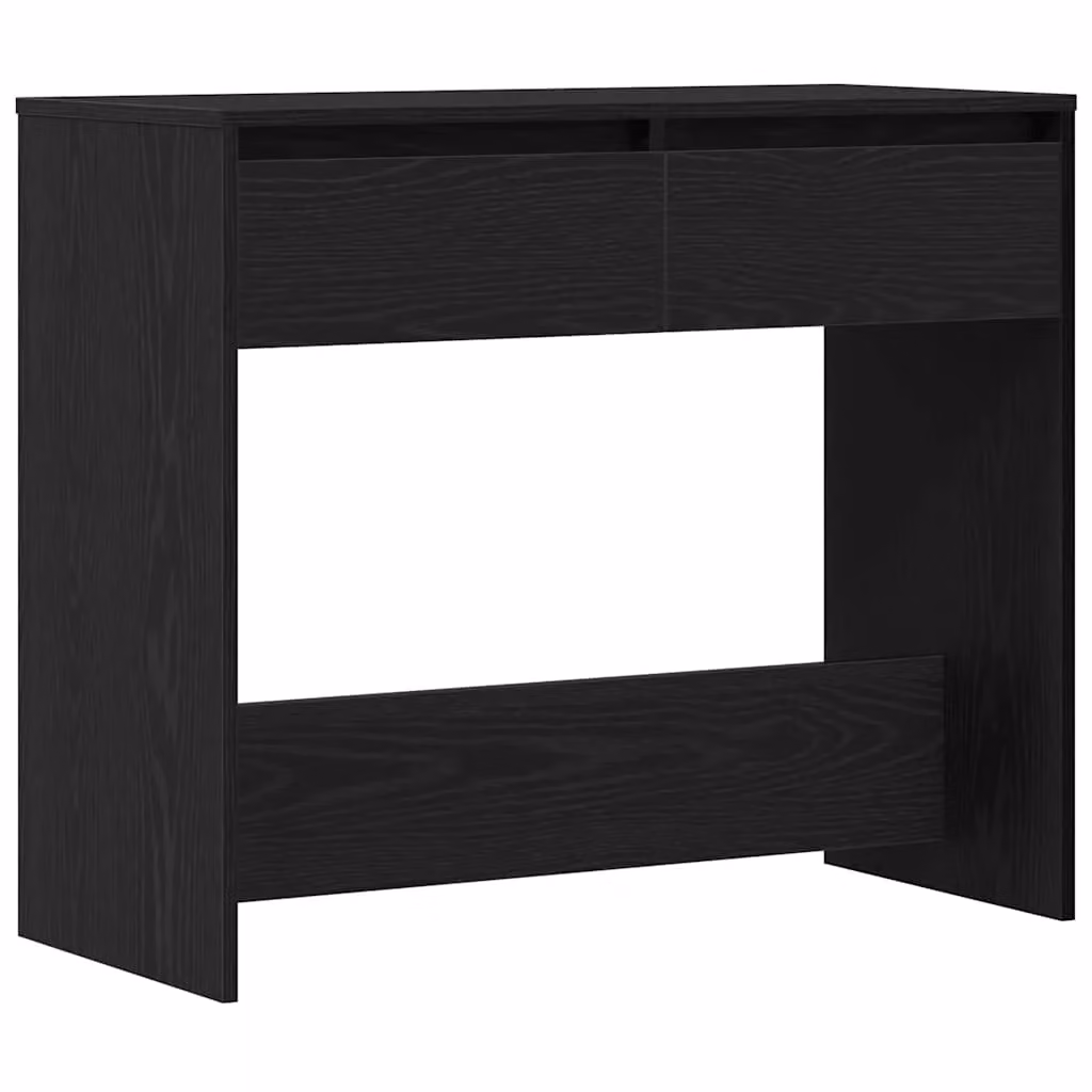 Berkfield Home Modern Black Oak Console Table, W/D/H: 89 x 41 x 76.5 cm – 2