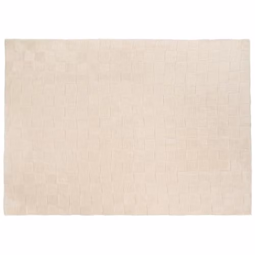 OHS Checkerboard Tufted Living Room Rug, Cream, W: 80 cm, L: 150 cm – 2