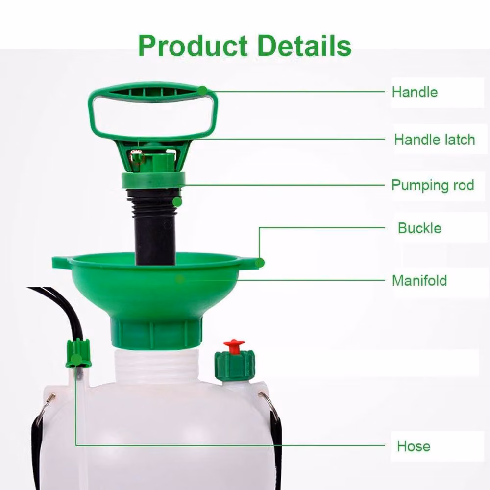 KORVIXA 10 Litre Manual Garden Pressure Sprayer in White – 2