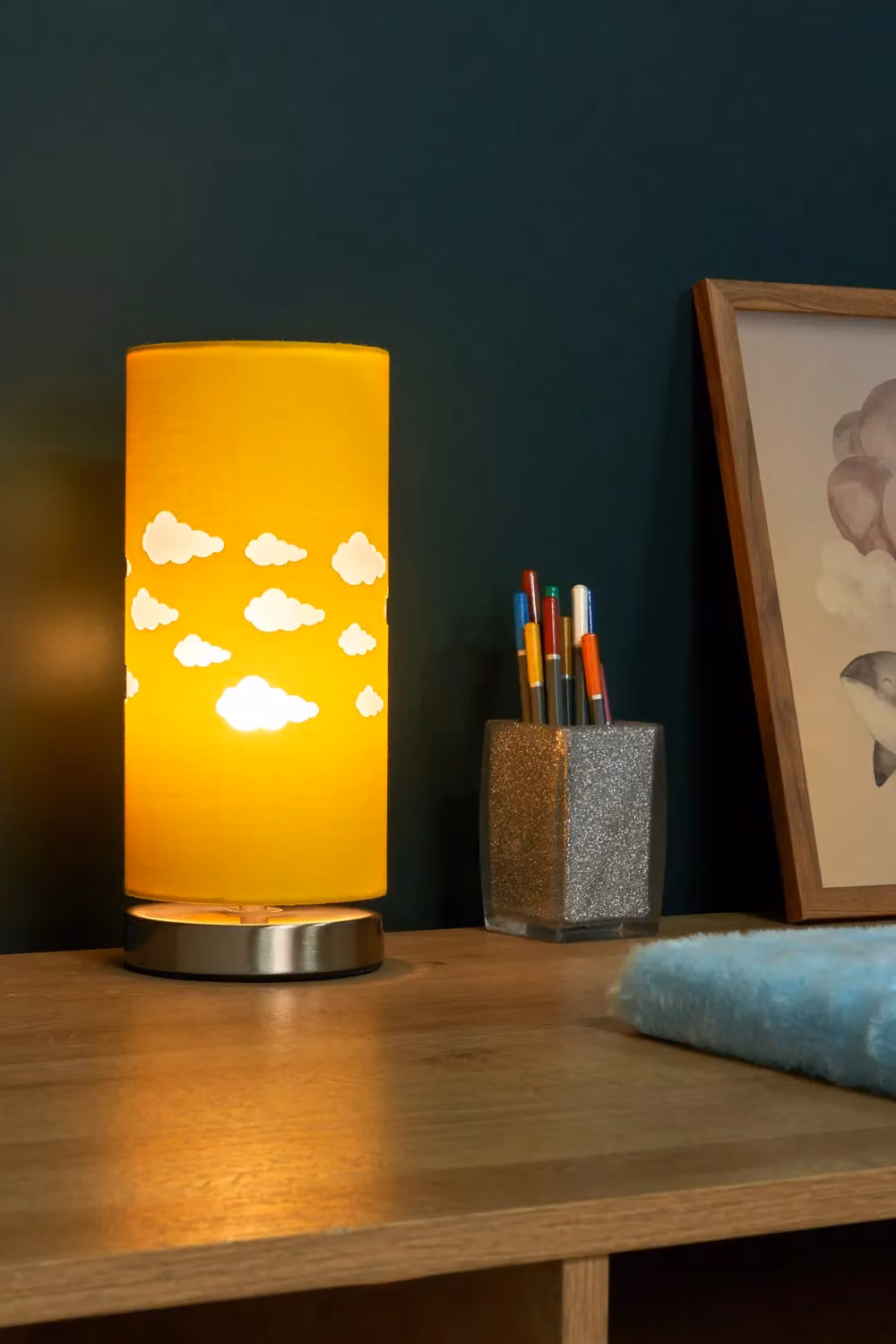 BHS Lighting Glow Clouds Table Lamp in Yellow – 2