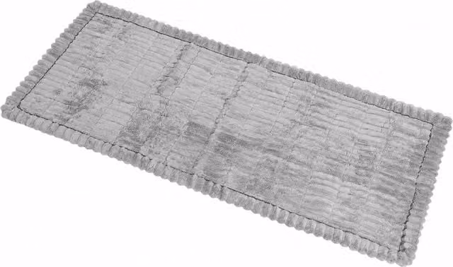 Marlow Non-Slip Corduroy Sofa Cover, Grey, W: 180 cm, H: 70 cm