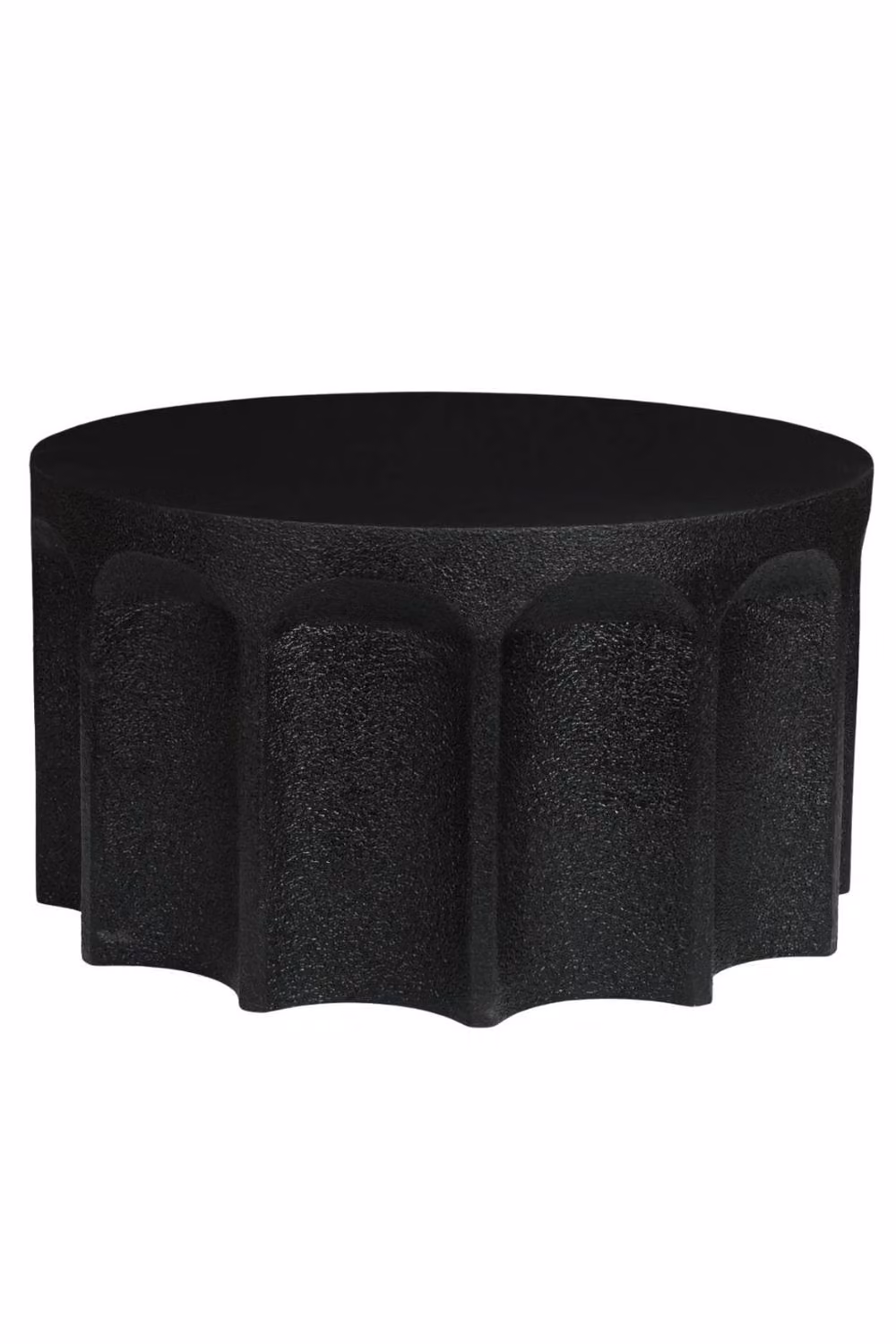IH Design Otis Multi Arch Low Coffee Table in Black, W/D/H: 70 x 70 x 40 cm – 2