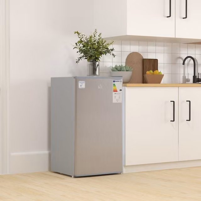 HOMCOM 91L Under Counter Fridge with Zero Degree Zone in Grey