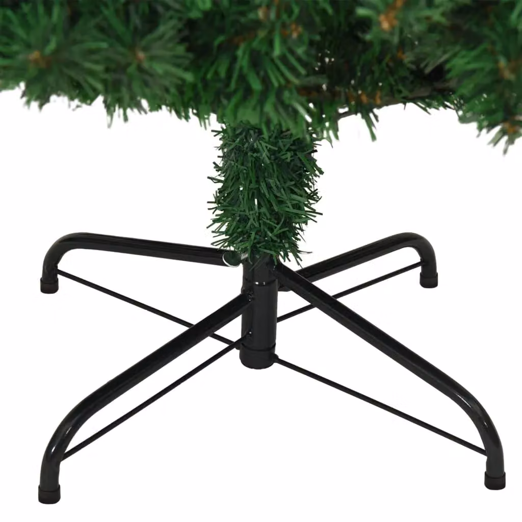 Berkfield Home Artificial Green Christmas Tree with Thick PVC Branches, Height: 210 cm – 4