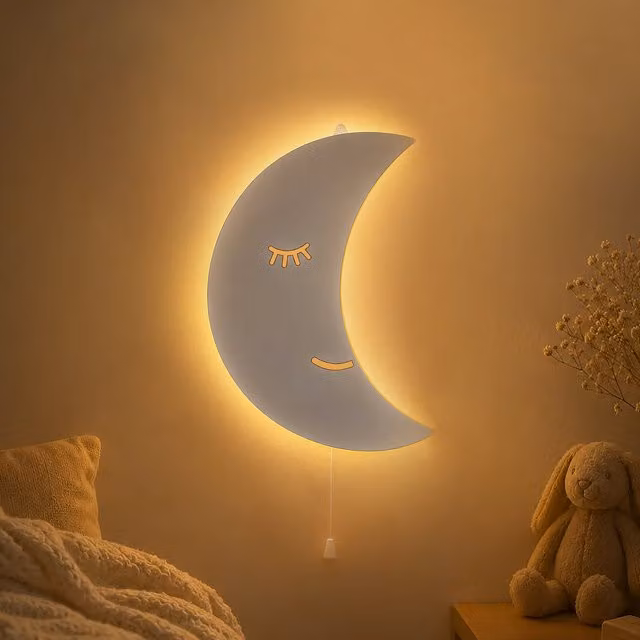 Marco Paul Moon LED Night Light in White