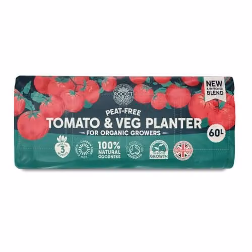 Thompson & Morgan RocketGro Organic Tomato and Vegetable Growbag, 60 Litres