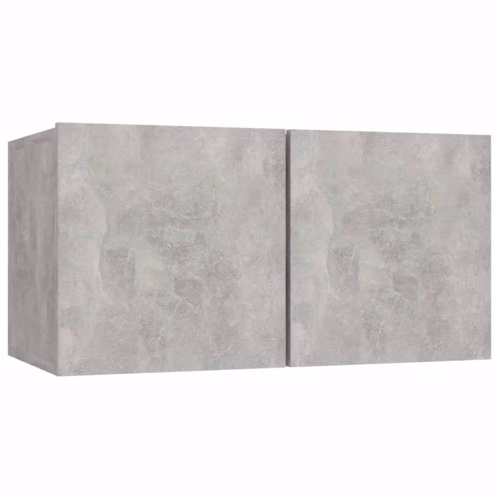 Berkfield Home 5 Piece Concrete Grey Engineered Wood TV Cabinet Set – 3