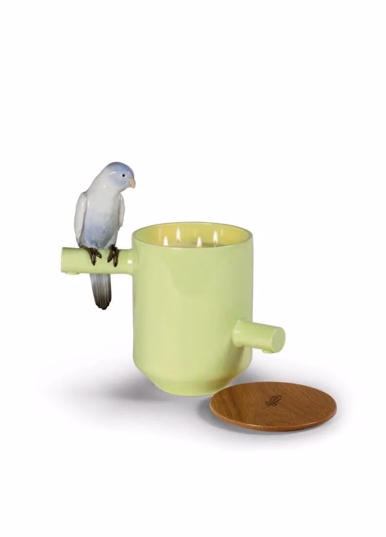 Lladró Scented Treasure On the Prairie Green Porcelain Tabletop Decor