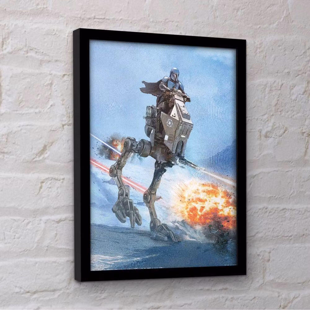 Star Wars AT-RT Framed Multicolour Paper Poster – 3