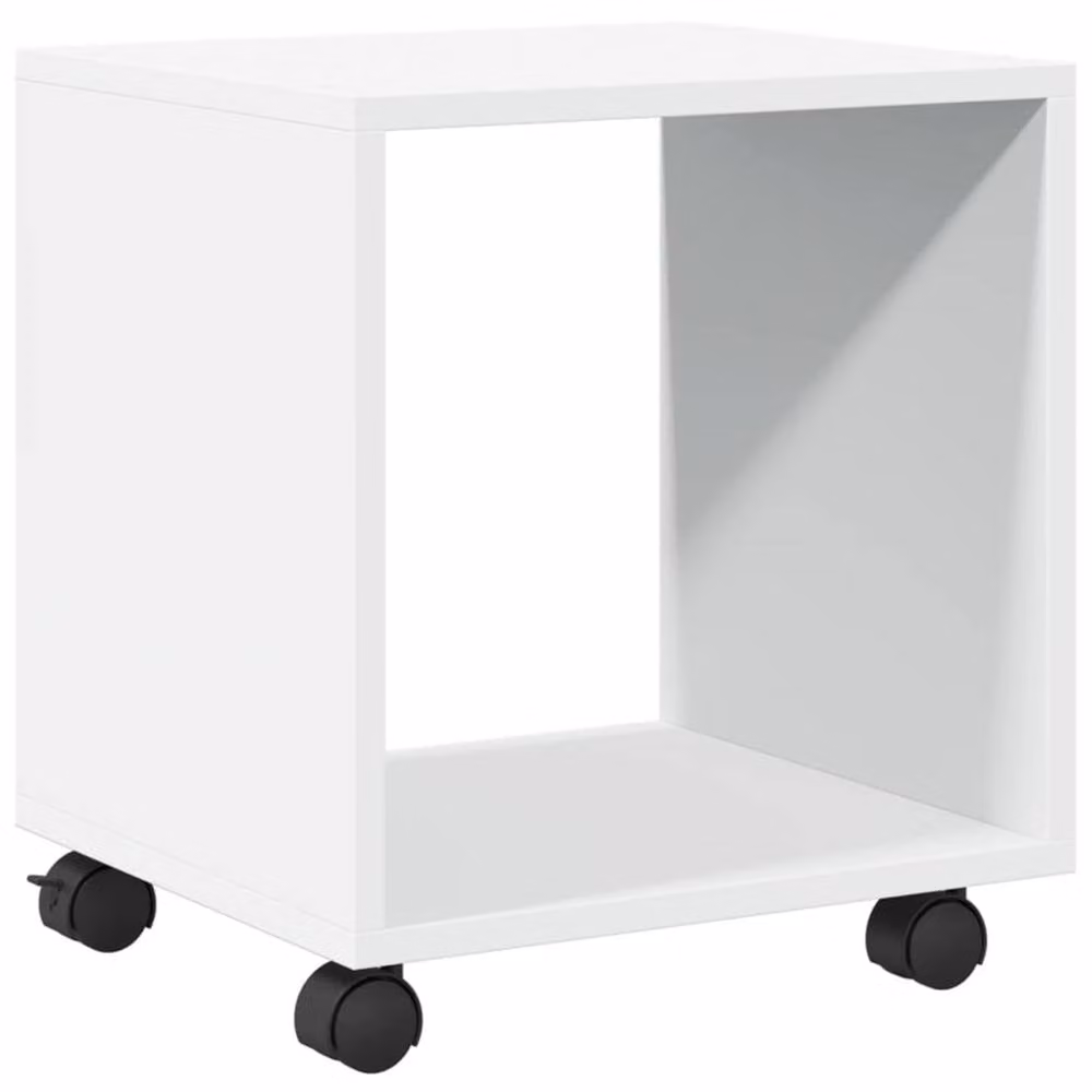 Berkfield Home vidaXL Rolling Cabinet in White, W/D/H: 37 x 33 x 42.5 cm – 2