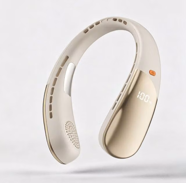 Quipulse Neck-worn Air Cooler in White