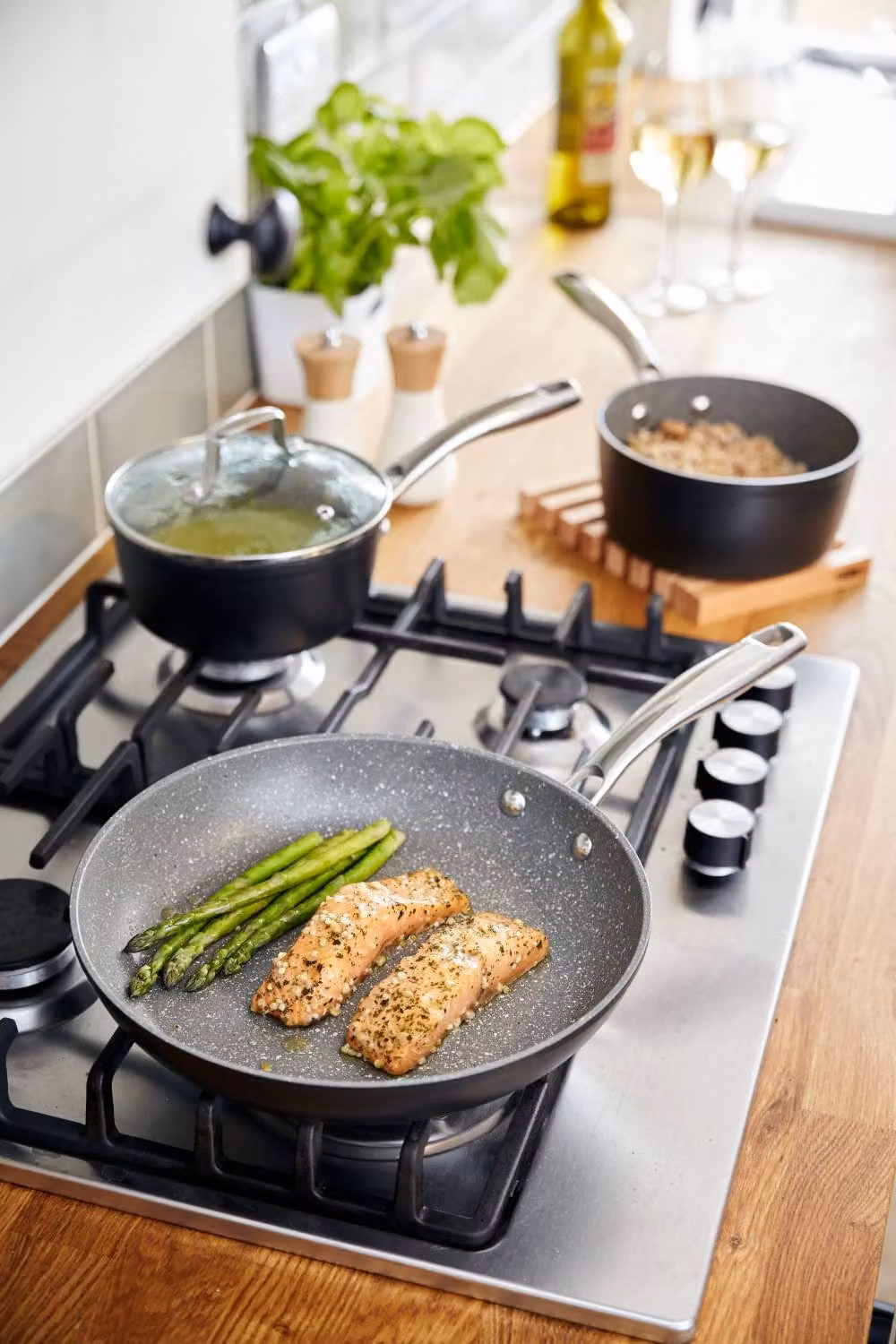Stellar Rocktanium Non-Stick Frying Pan, 28 cm, Metallic Silver – 3