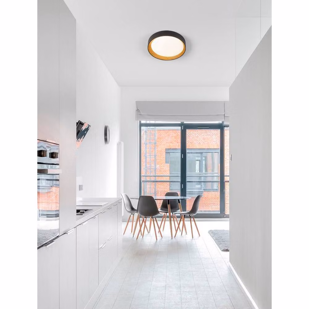 Nova Luce Stake 45cm Black Dimmable LED Ceiling Light – 2