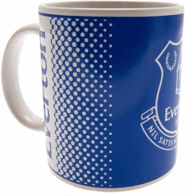 Everton FC Ceramic Mug in Blue and Yellow