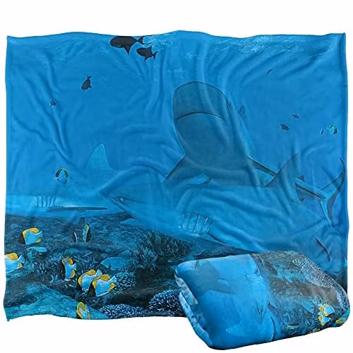 Wild Wings White Silky Touch Super Soft Fleece Throw Blanket W/D/H: 152 x 127 cm