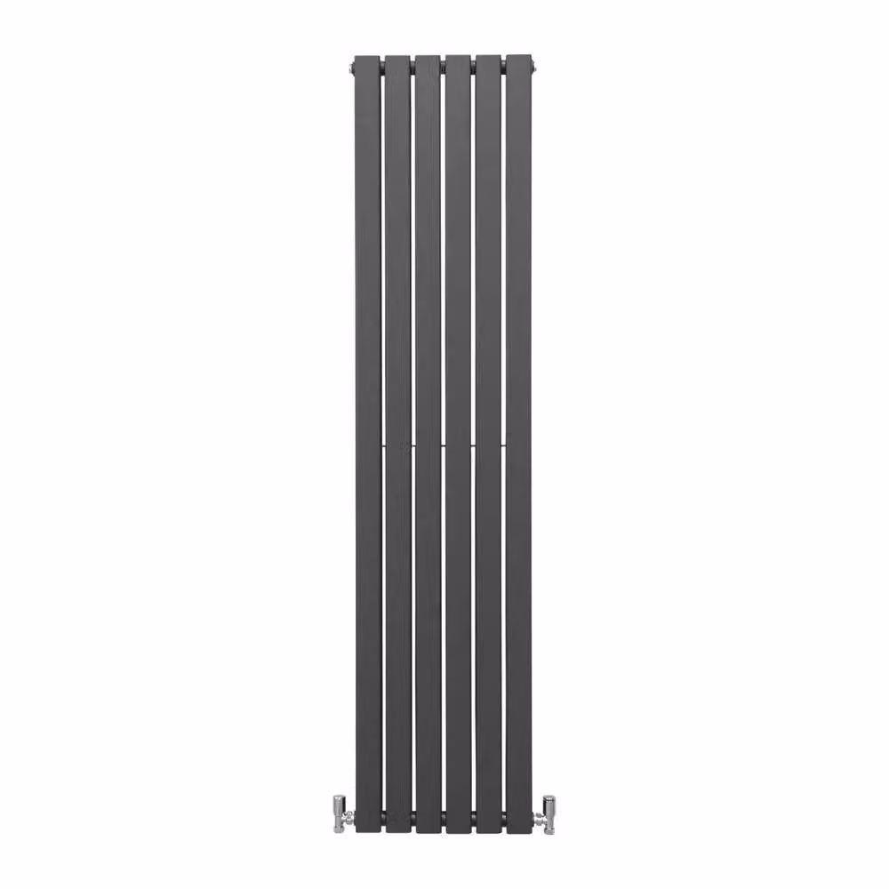 Monstershop Designer Flat Panel Steel Radiator in Anthracite Grey, H: 180 cm x W: 42 cm – 2