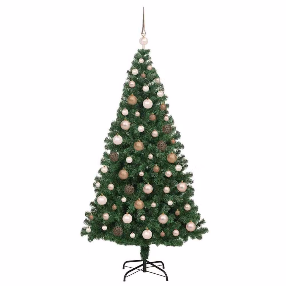 Berkfield Home Artificial Christmas Tree with 300 LEDs in Green, Height: 180 cm – 3