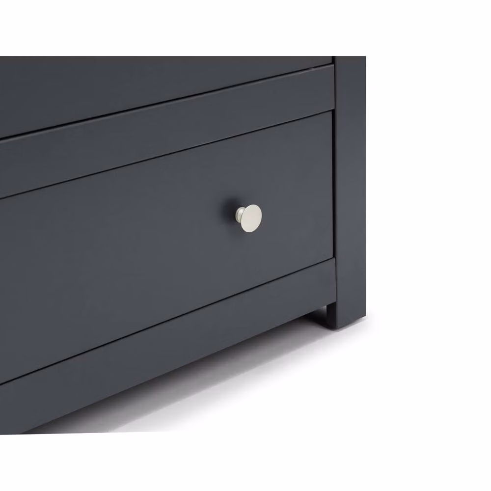 Cheshire Premium Hawthorne 4 Drawer Chest in Anthracite Grey – 4