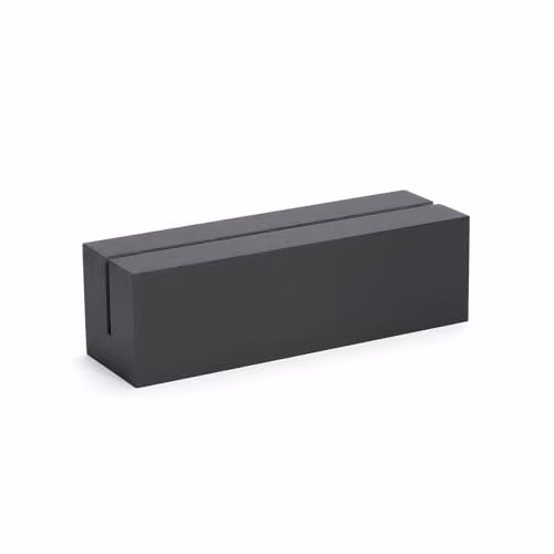 Argon Tableware Natural Slate Sign Holder in Grey or Black, 9 cm