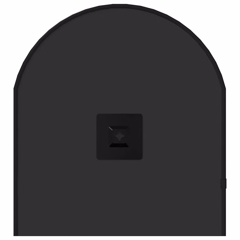 Berkfield Home Oval Wall Mirror in Black, W: 70 cm – 3