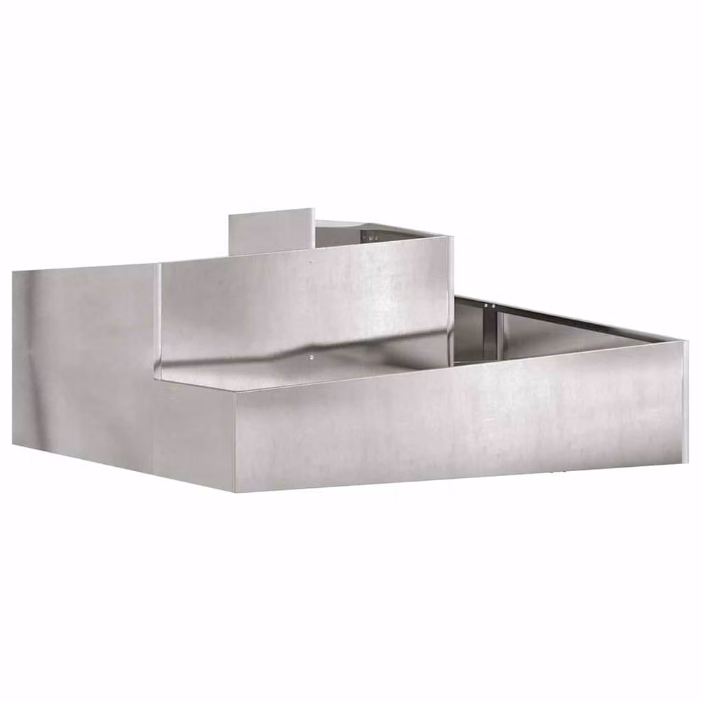 Berkfield Home Medium Stainless Steel Metal Planter in Silver – 2
