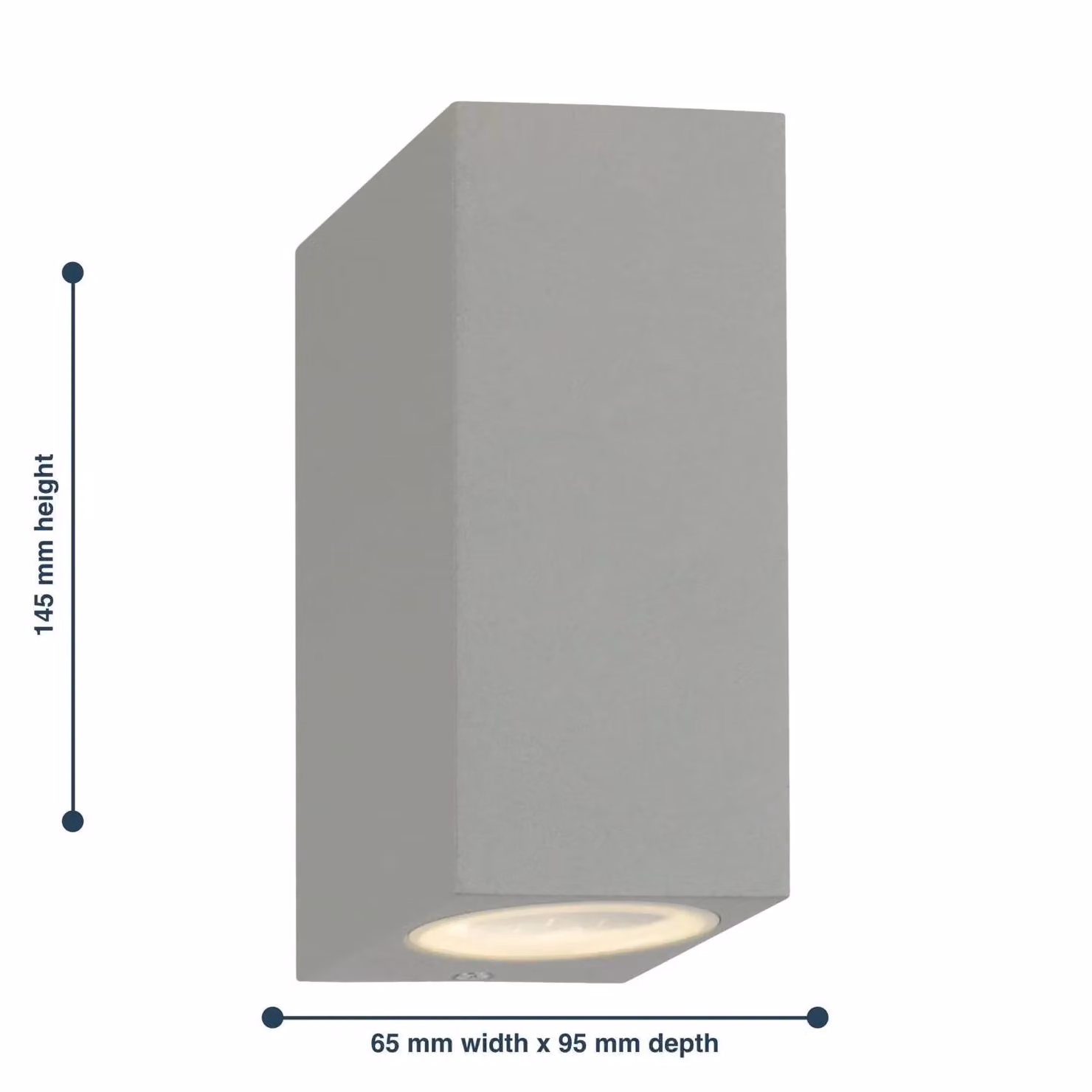First Choice Lighting Falmouth Grey Up Down Outdoor IP44 Wall Light – 2