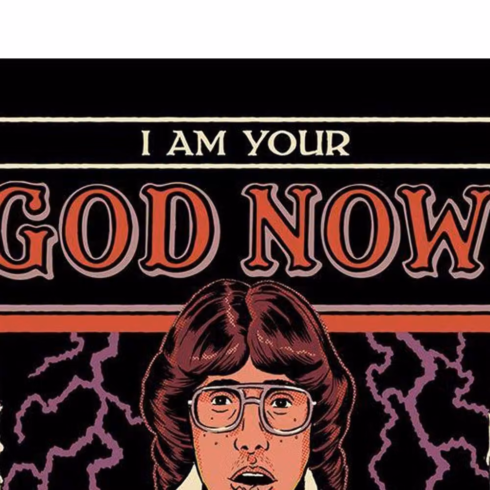 Steven Rhodes I Am Your God Now Multicolour Paper Poster – 2