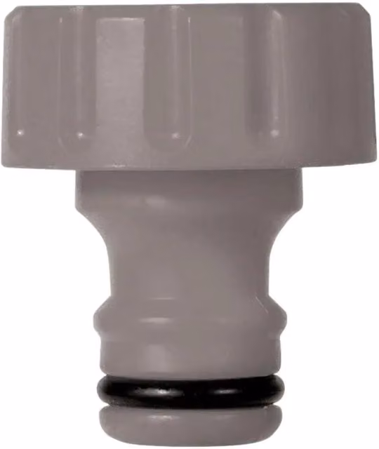 Hozelock Grey Plastic Quick Coupling Inlet Adapter – 1