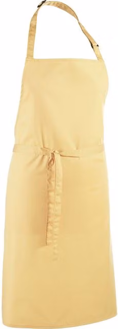 Premier Colours Yellow Poly-Cotton Bib Apron for Professionals