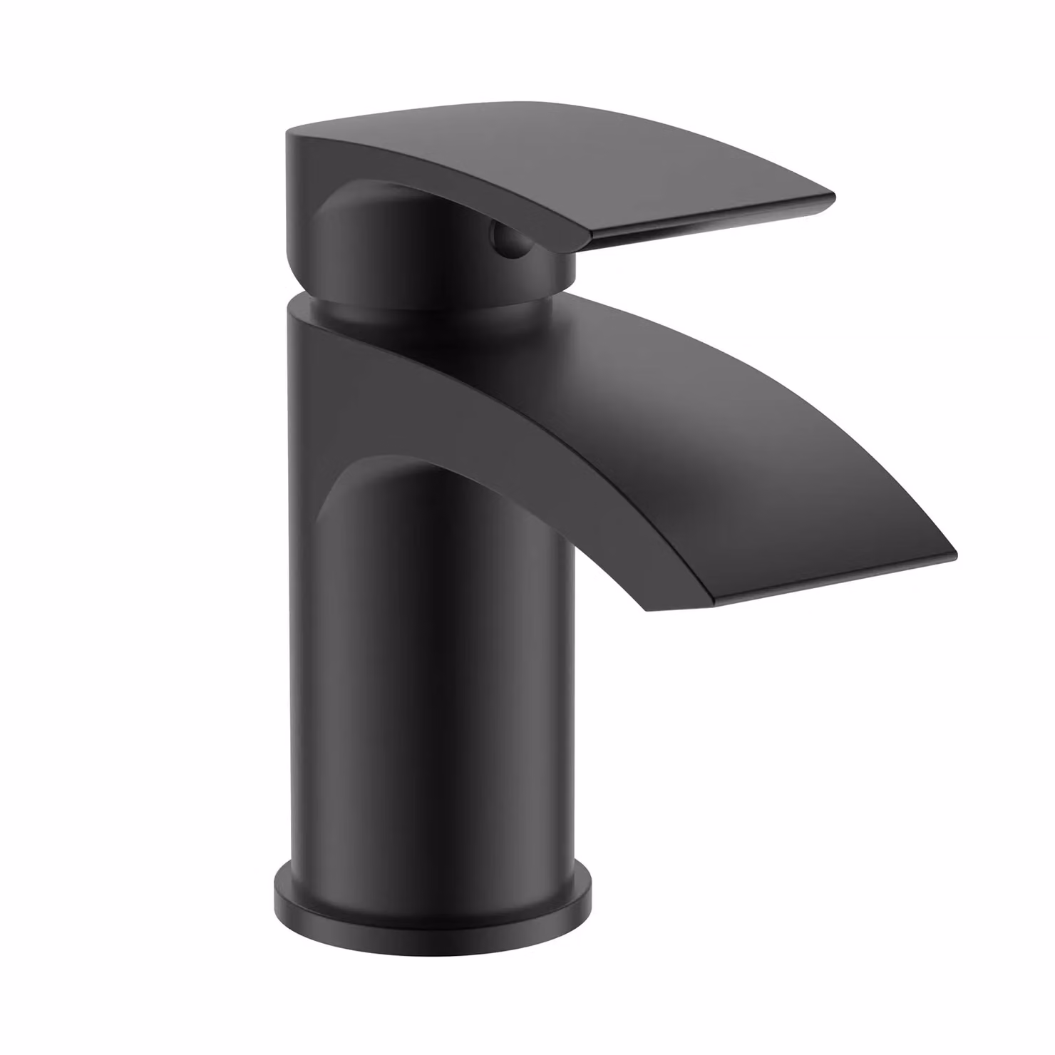 Nes Home Matt Black Mini Cloakroom Basin Mono Mixer Tap – 2