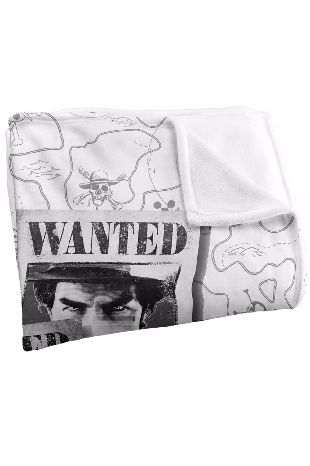 Netflix One Piece Wanted Posters Silky Touch Soft Fleece Throw Blanket, Multicolour, W: 152 cm, D: 127 cm – 2
