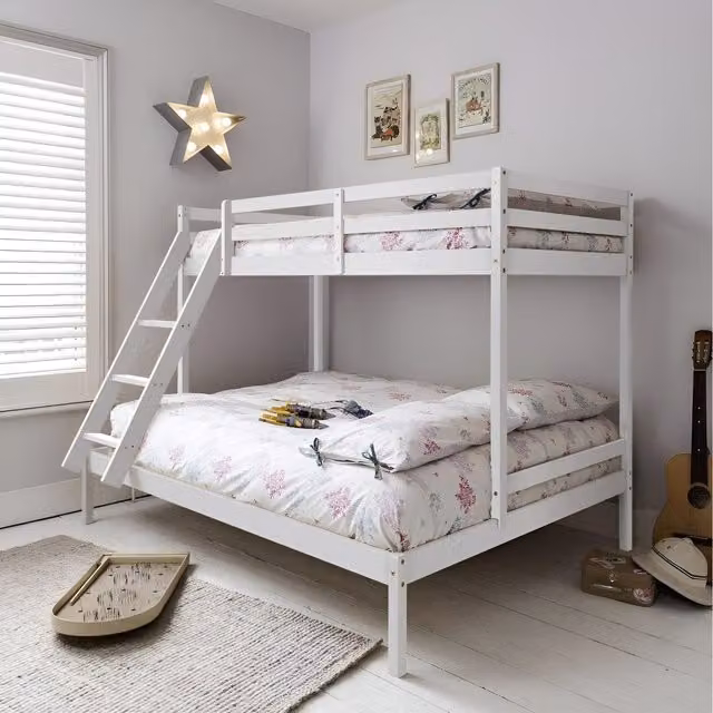 RELAXBy AMANI Surrey Triple Sleeper Bunk Bed in White