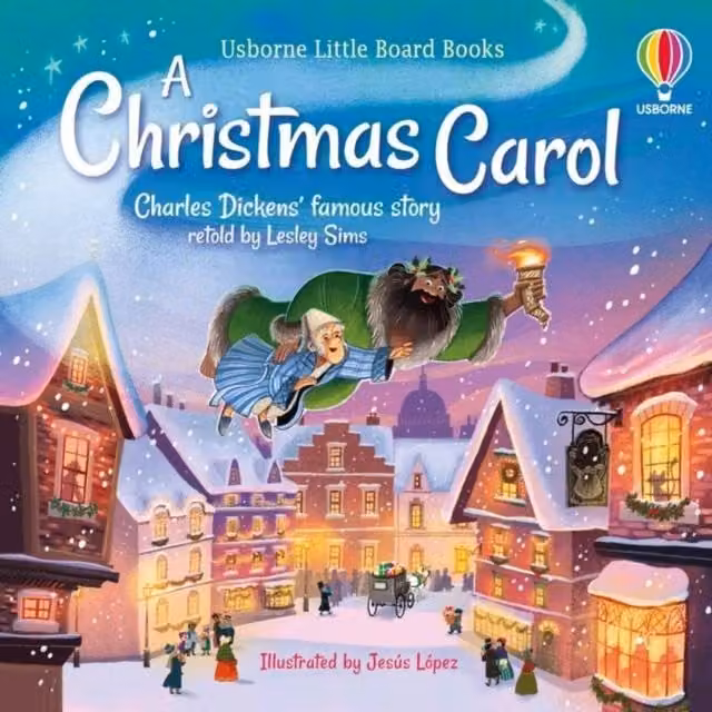Usborne Publishing Lesley Sims Little Board Books A Christmas Carol Multicolour Paperback