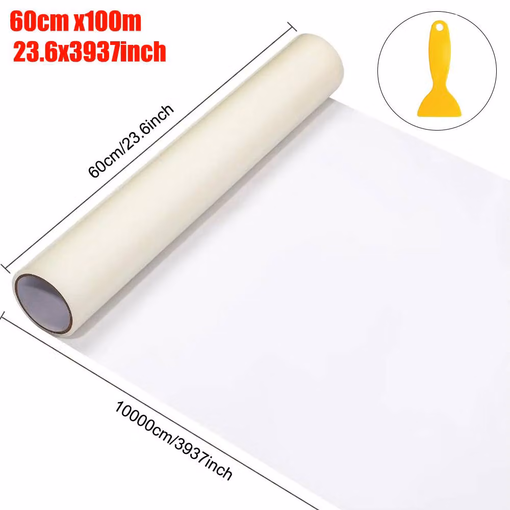 SPETLEK Self Adhesive Transparent Carpet Protection Film for Floor Dust Prevention, W/D: 120 x 100 cm – 2