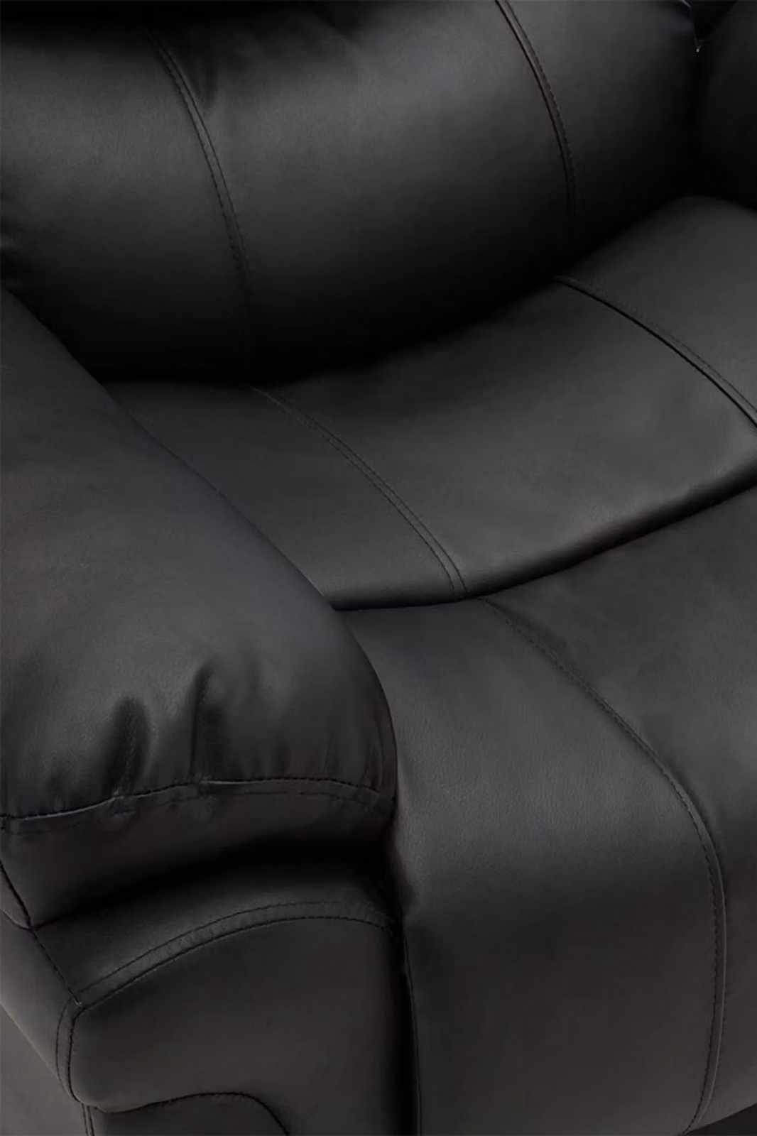 More4Homes Madison Dual Motor Electric Rise Recliner Lift Chair in Black Bonded Leather – 4