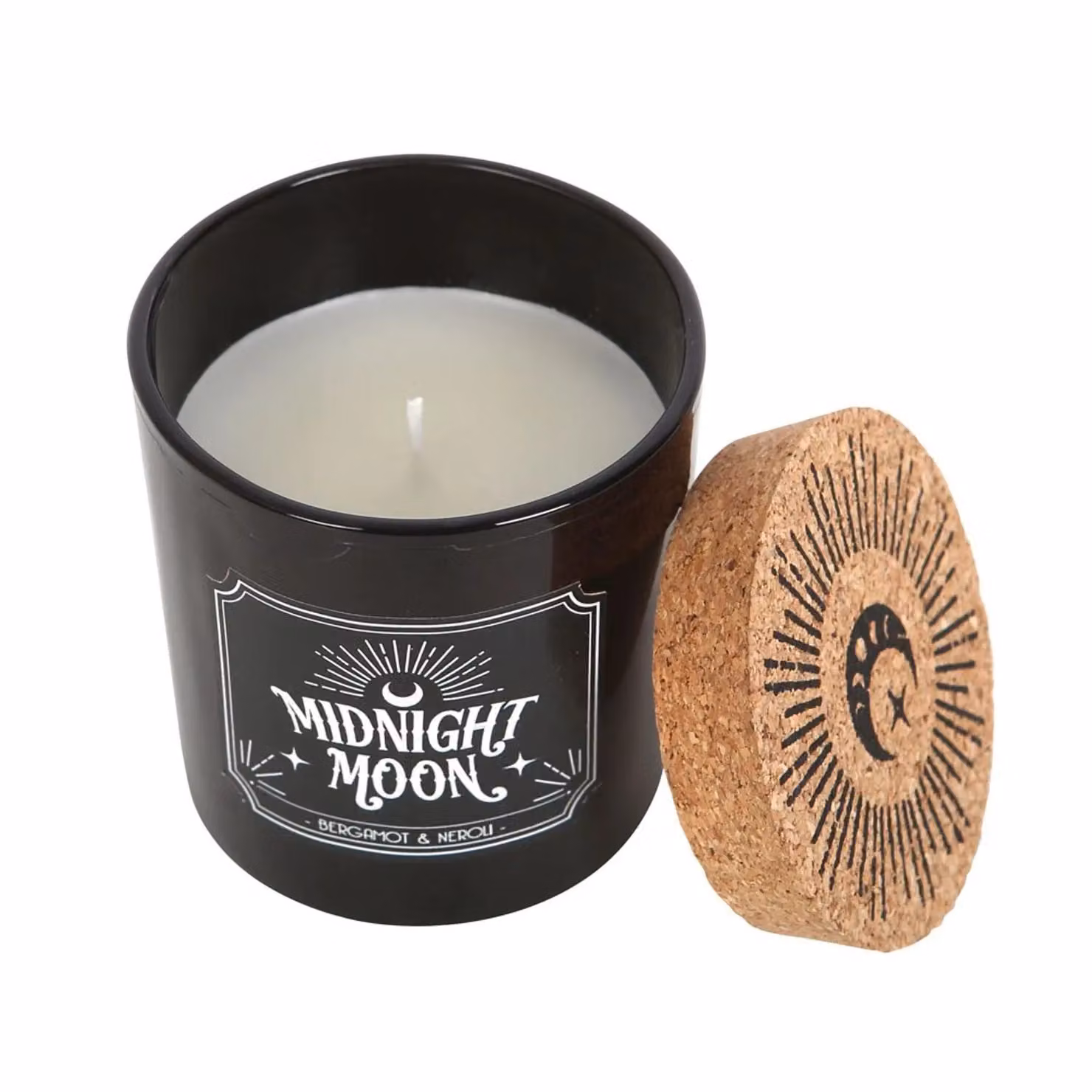 Something Different Midnight Moon Bergamot & Neroli Scented Candle in White – 3